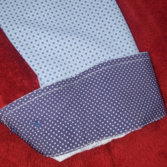 Construct Slim Fit Casual Button Down Shirt with Subtle Pattern - Picture 3 of 6